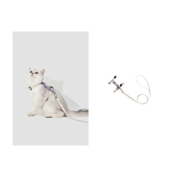 Vally Series™I-Shaped Cat Harness & Leash Set